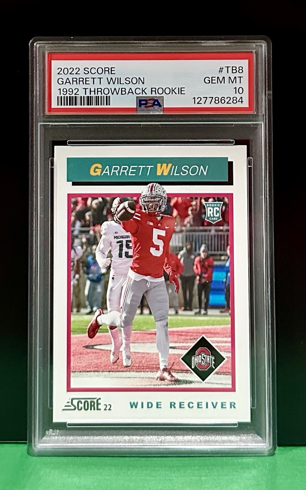 Garrett Wilson Panini Score 1992 Throwback Rookie #TB8 Base