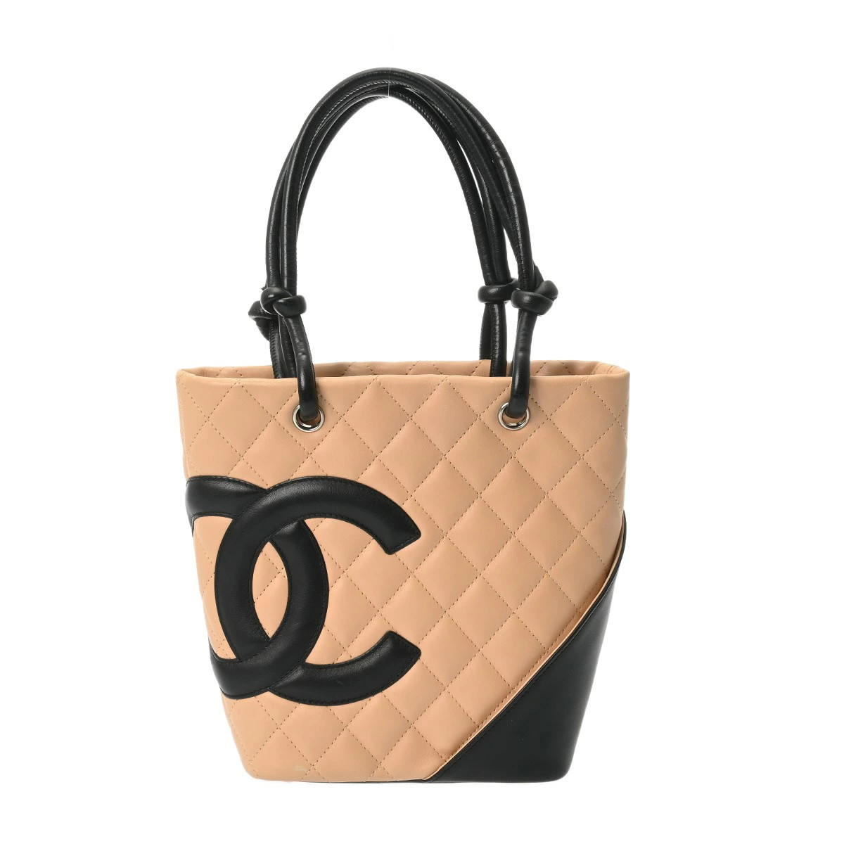 Chanel Cambon Tote Bag Small Black A25166 Calfskin 2WAY r0_0308 | eBay