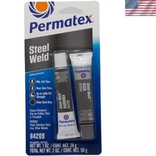 PermaPoxy 4-Minute Multi-Metal Epoxy - Quick Set Water Resistant Strong Bond