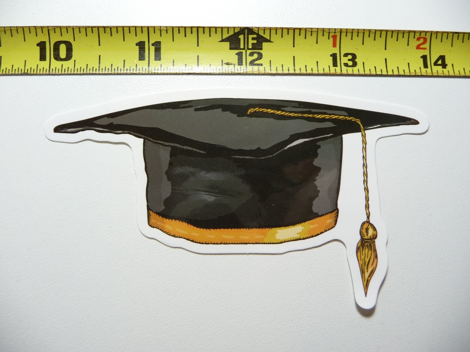 Mortarboard Graduate Cap Decal Sticker for Science School College Education Laptop