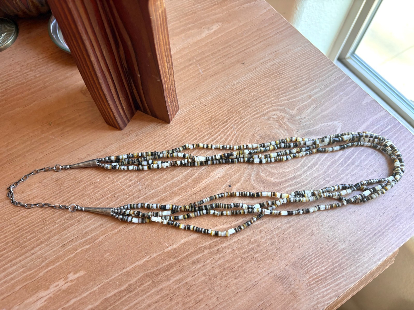 Native American? Multi-Strand Shell? + Sterling? … - image 9