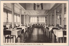 Goshen Dining Room Antigonish NS Interior PECO Postcard H84
