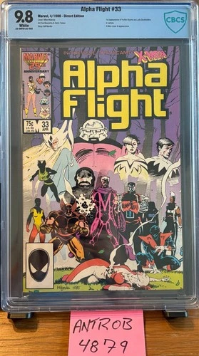 Alpha Flight #33 – CBCS 9.8 – 1st App. Lady Deathstrike – Mignola Cover