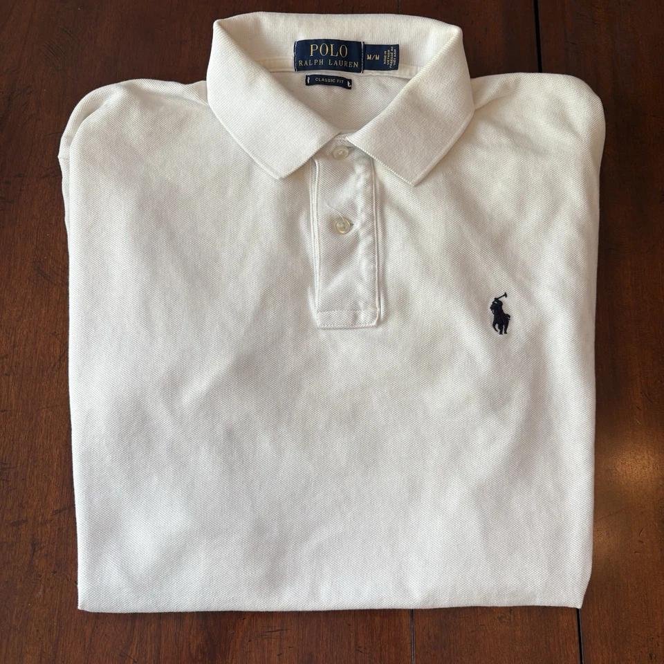 Lot of 5 Polo Ralph Lauren Short Sleeve Pony Polo Shirts Men’s Medium - Image 3 of 4