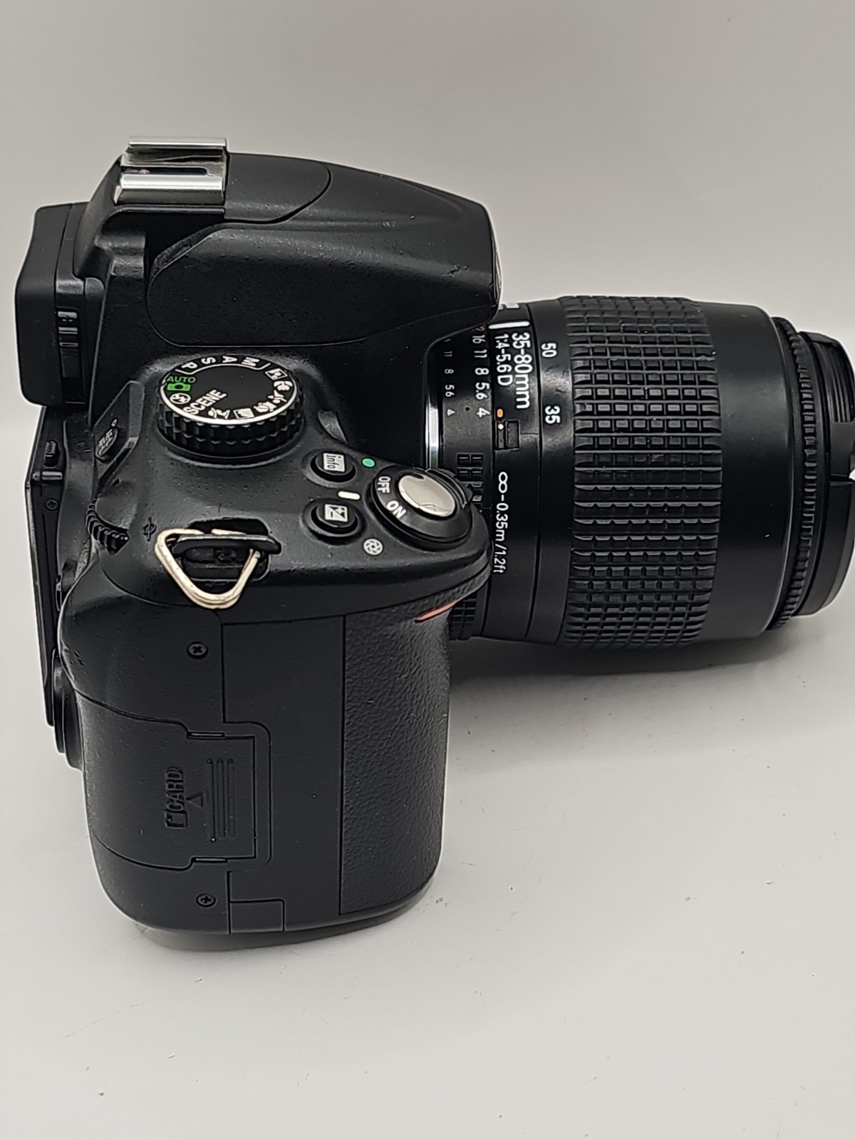 Nikon D5000 Dslr Camera With AF Nikkor 35-80mm Lens Working Condition