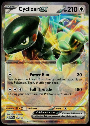 Cyclizar ex 018 Scarlet & Violet Promo - Holo Pokemon - NM/M