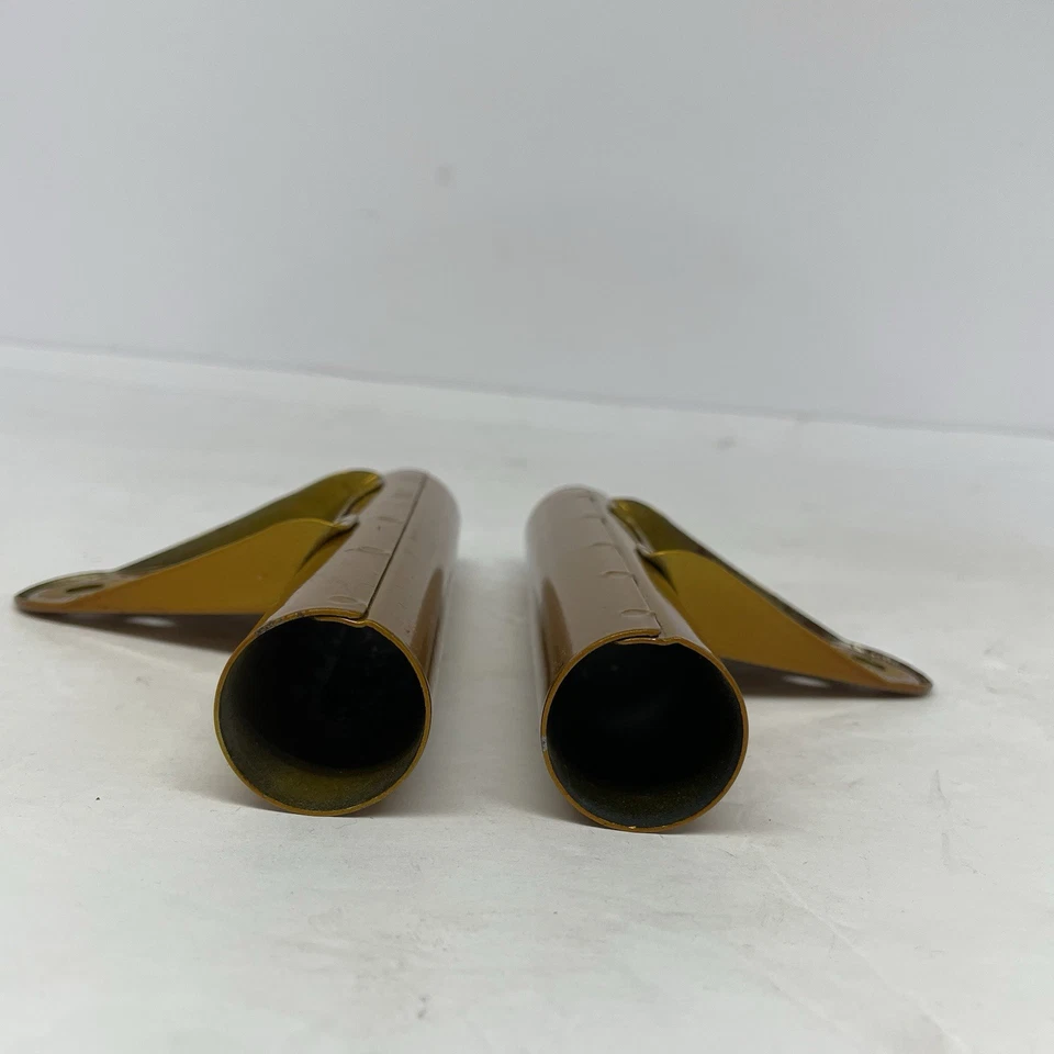 Juego superior de cubierta de horquilla Yamaha HT1 276-23131-50-52, 276-23121 naranja caramelo NOS Foto 4 de 4