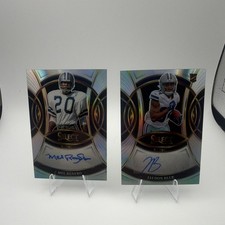 Panini Select Football 2025 Card Lot 2 - Renfro Blue Cowboys Rookie Prizm Auto