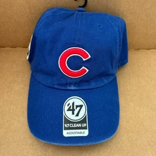Chicago Cubs ‘47 Brand Clean Up Adjustable Strapback Hat