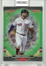 2022 Topps Triple Threads Xander Bogaerts Base Emerald Parallel 074/259