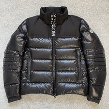 Moncler Bruel Black Puffer Jacket Size 2 Small 100% Authentic