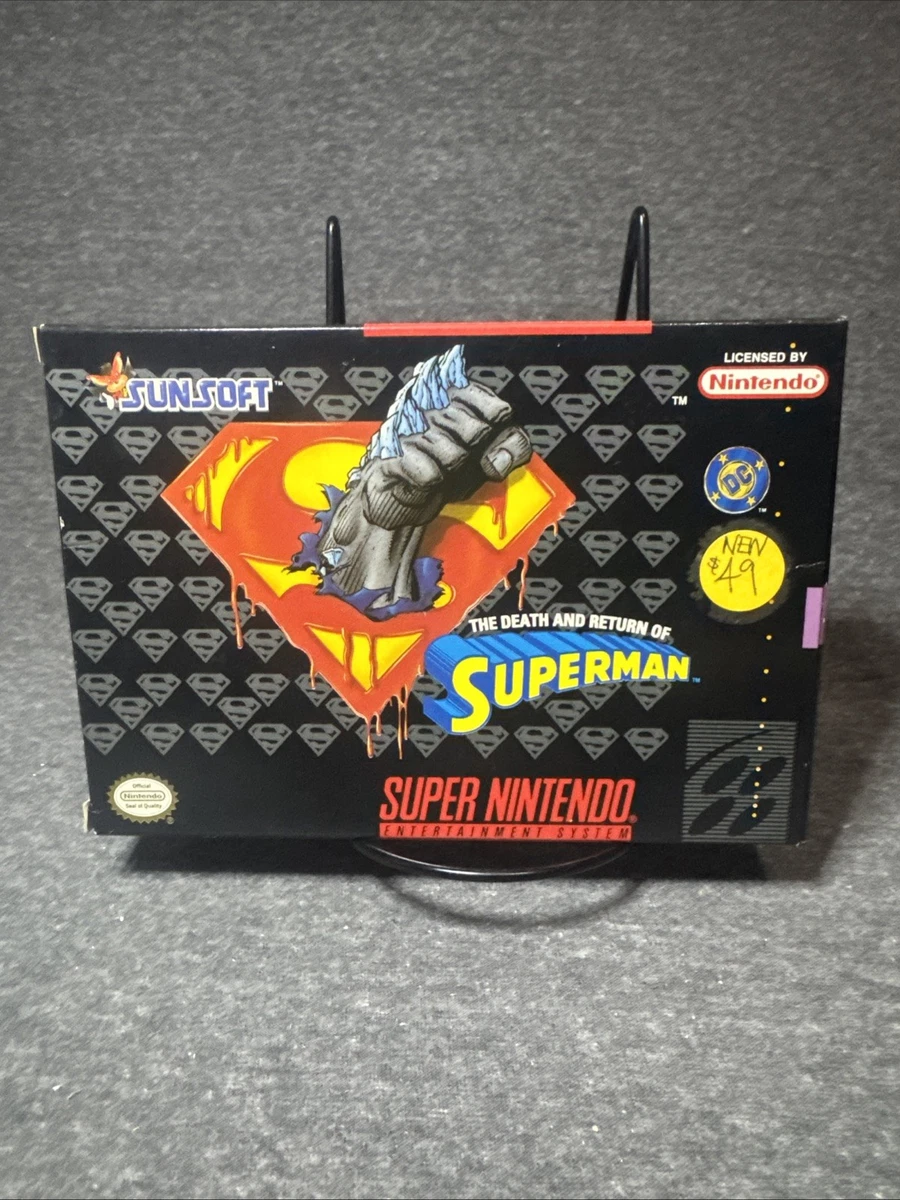 The Death And Return Of Superman - Megadrive - Cartouche PAL - Bon état