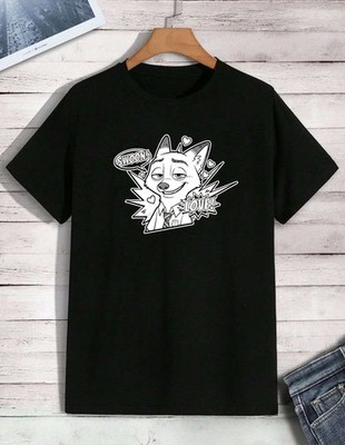 ''Nick'' Cute Trendy Funny Fox Comic Style Zootopia T-Shirt Unisex
