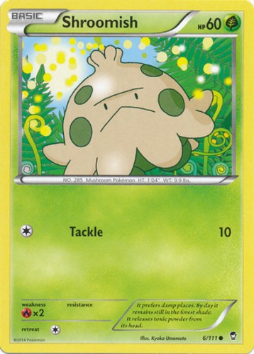 Shroomish - 6/111 - Common - Lightly Played