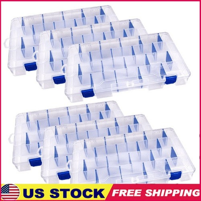 #ad #ad 5007 Tuff Tainer Fishing Tackle Box 36 Compartments Zerust Storage Solution New $48.46