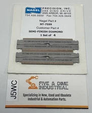 Nagel Precision NT-7599 Semi-Finish Diamond Honing Blade (Set of 4)