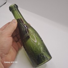 Nice Cronshaw & Sparkes, Sheffield Pictorial Mineral Water Bottle c1890's 
