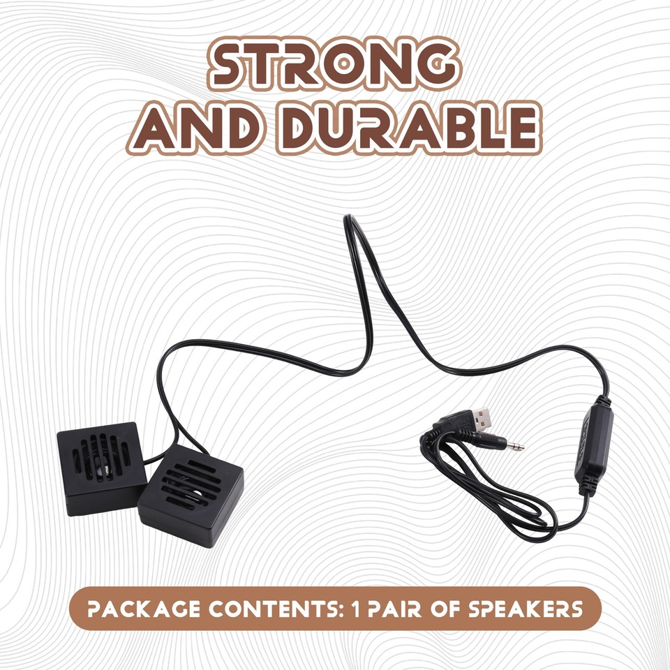 Paste Computer Speaker USB Wired Universal Stereo Sound Surround9748 ...