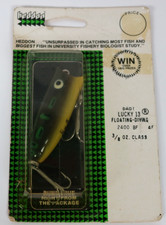 Heddon Lucky 13 Fishing Lure Perch Color 2400 BF Bull Frog