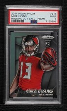 2014 Prizm Silver Mike Evans (Holding Ball Out with Left Hand) PSA 9 MINT 2l4