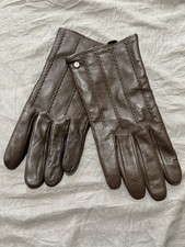 Brown Leather Gloves with Thinsulate Insulation - Size L/G