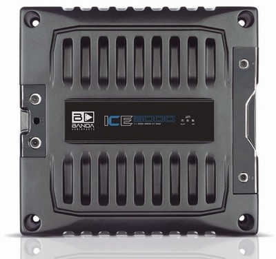 Banda 3000 Watt 1-Ohm Full Range Monoblock ICE X Line Aluminum Brazilian NEW
