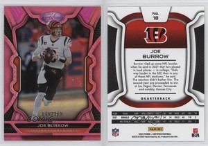 2022 Certified Mirror Pink /199 Joe Burrow #18