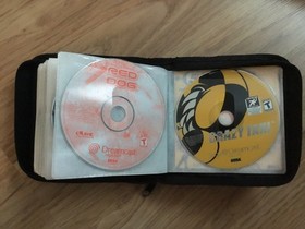 SEGA Dreamcast Console Bundle Lot 16 Games 4 Controllers VMU Carrying Case Works