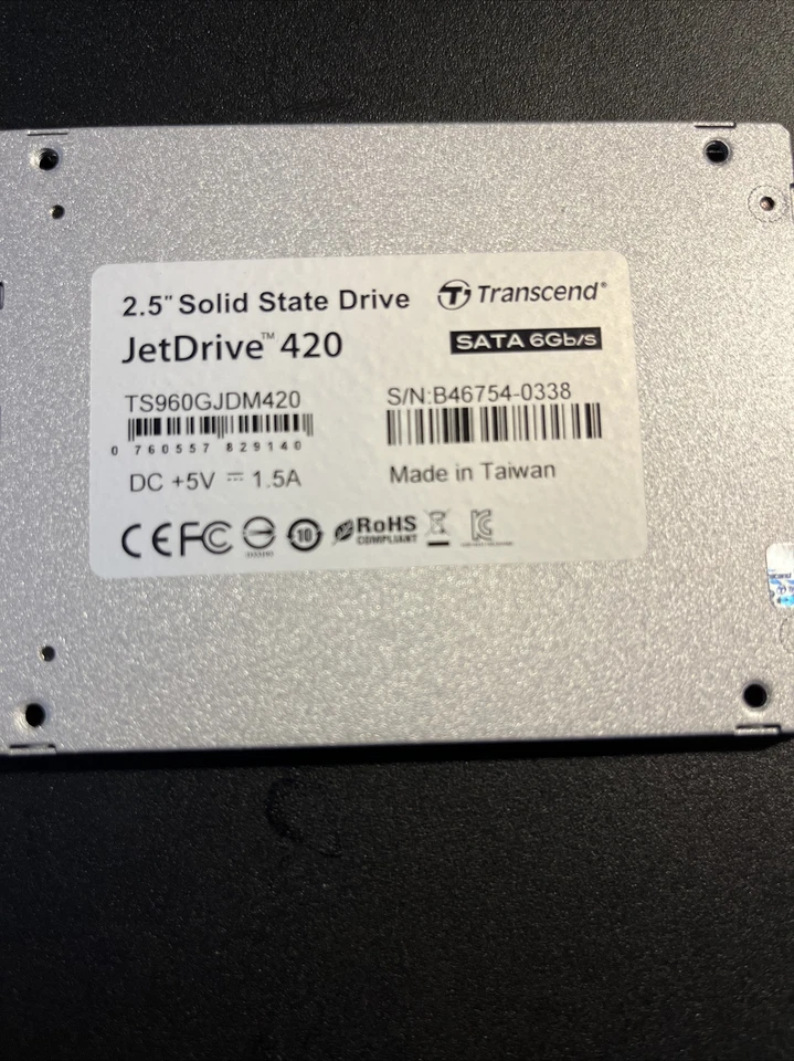 Transcend TS960GJDM420 960GB JetDrive 420 SATA III SSD Internal Drive - Image 2 of 3