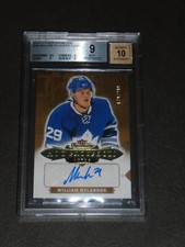 2016-17 FLEER SHOWCASE, HOT PROSPECTS/BECKETT MINT 9/AUTO 10, WILLIAM NYLANDER!!