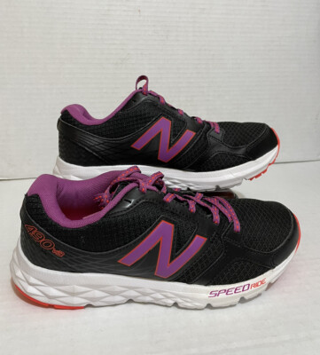 New Balance speed ride w490 v3 women’s running shoes sneakers black/  purple