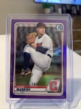 2020 Bowman Chrome Shane McCarthy Purple Refractor 148/250 Cleveland  #BCP-179