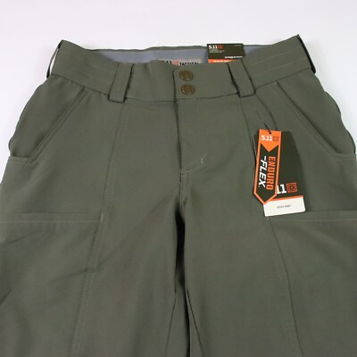 5.11 Women's Tactical 8 Pocket Functional Cargo Vista Pant Size 4 Long  Green | eBay