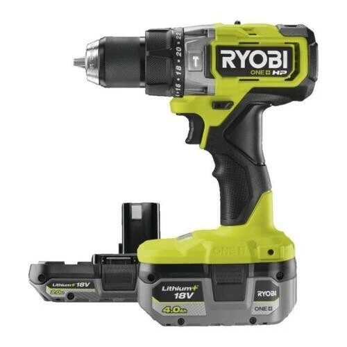 Ryobi Cordless Drill One RPD18X 242S 18 V With 2 Batteries