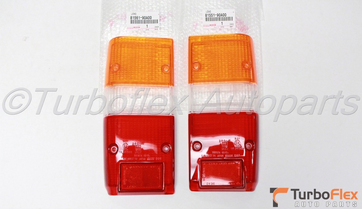 Toyota Land Cruiser 1981-1987 FJ60 BJ60 Tail Light Lens Cover Set