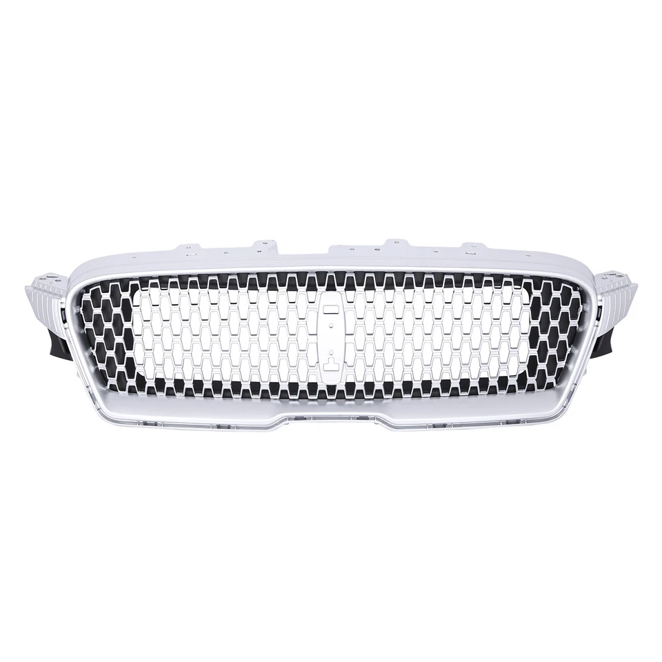 Front Bumper Grille Grill Nickelplated Chrome Plastic For Lincoln MKZ 2017-2019 Foto 2 de 4