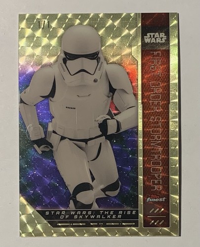 2023 Topps Finest Star Wars First Order Stormtrooper Superfractor 1/1 One Of One