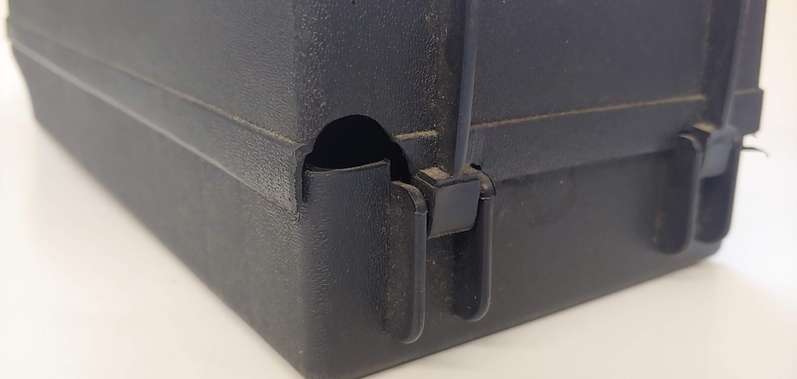 Cassette tape Plastic Case Holder Box Storage Holds 12 Tapes Rare