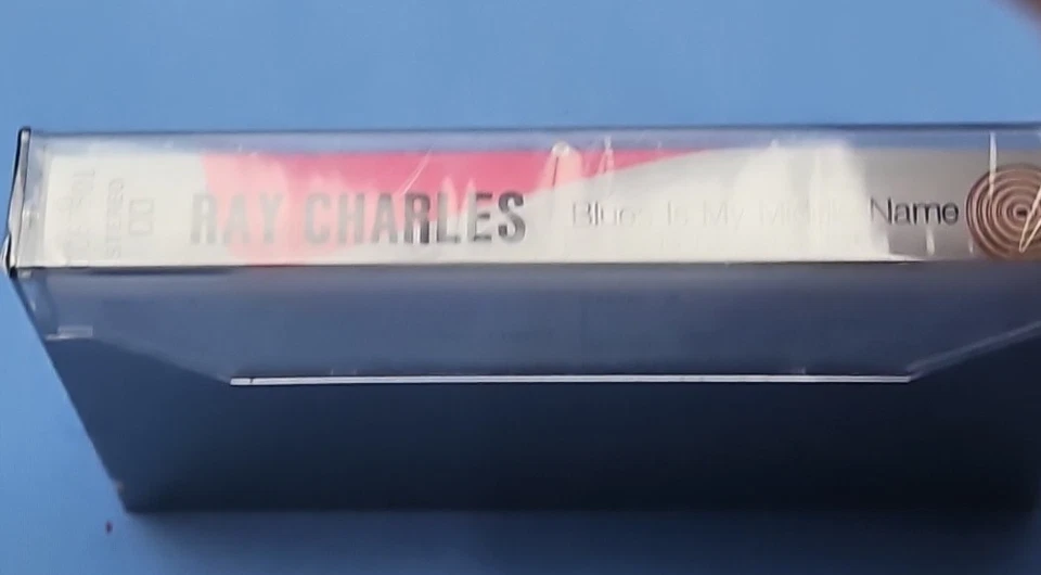 Sealed! - RAY CHARLES - Blues Is My Middle Name CASSETTE 1984 Golden Circle NOS - Image 3 of 3