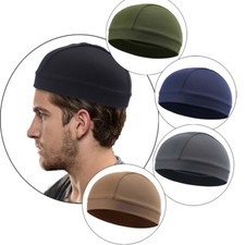 Men Woman Skull Cap Quick Dry Sports Sweat Beanie Hat Great Cycling Dome Caps