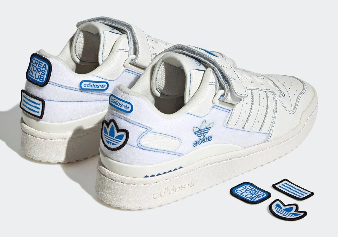 Adulto emprender La Internet adidas Forum Low Off White Blue Bird 2021 GX1018 US 5.5Y 7WMNS | eBay