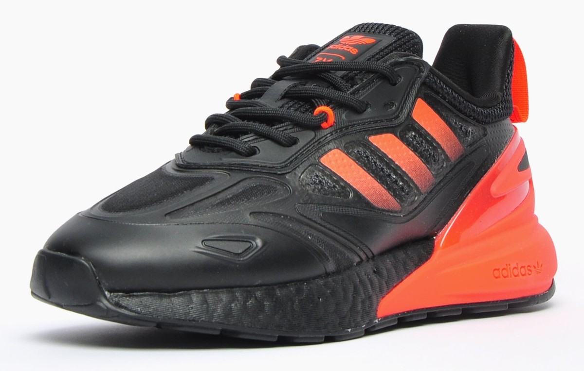 レッド 7匹 Size UK 7.5 - adidas ZX 2K Boost 2.0 Black Solar