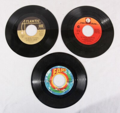 Clarence Carter, Lot of 3 Records, 7'' 45 rpm, Patches, Put On Your Shoes, VG+