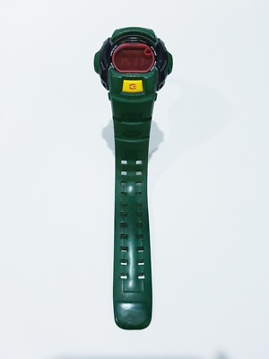 Vintage G-Shock G7600R Rasta Reggae Jamaica Custom Red Face 