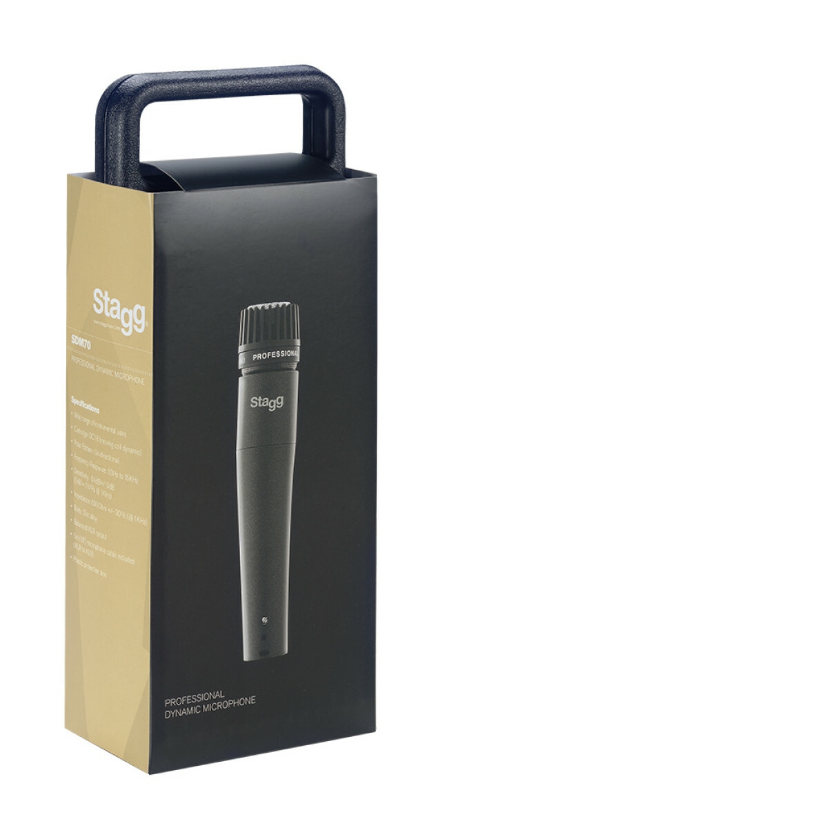 Microfone Profissional Para Instrumentos Stagg Sdm 70 E Case - Mercadão - Foto 3