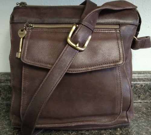 VTG Fossil 75082 Brown Leather 