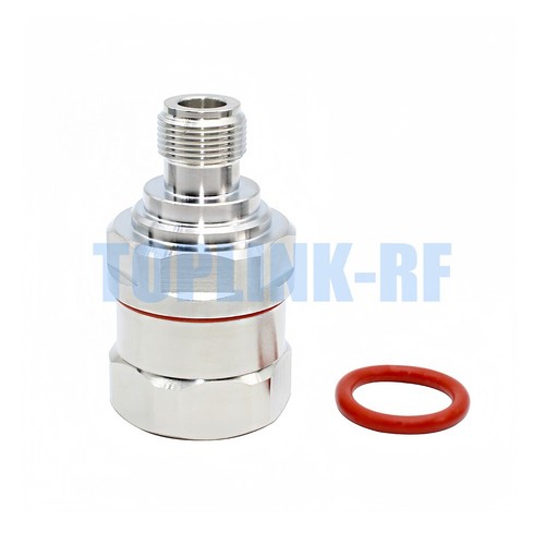 N-Type Twist Female Jack RF Coax Connector for Corrugated Copper 7/8" Coax Cable - Bild 3 von 5