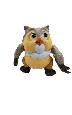 Vintage 1988 Bambi Friend Mr Owl Posable McDonalds Happy Meal Toy