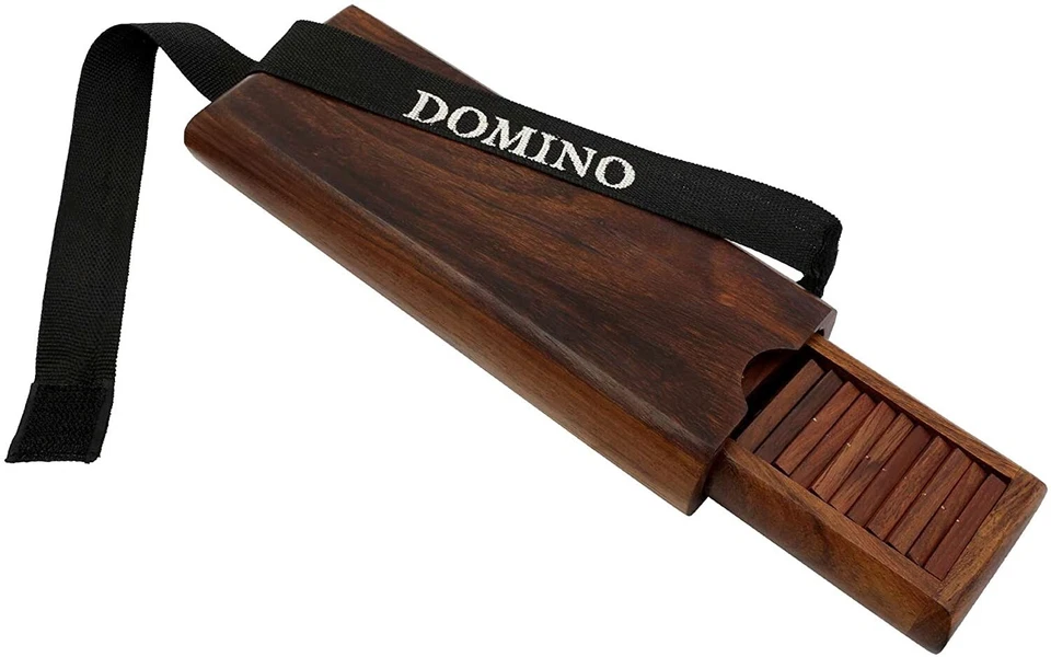 Wooden Handcrafted Domino Game Set for Children & Adults Great Family Game &Gift - Image 2 of 4