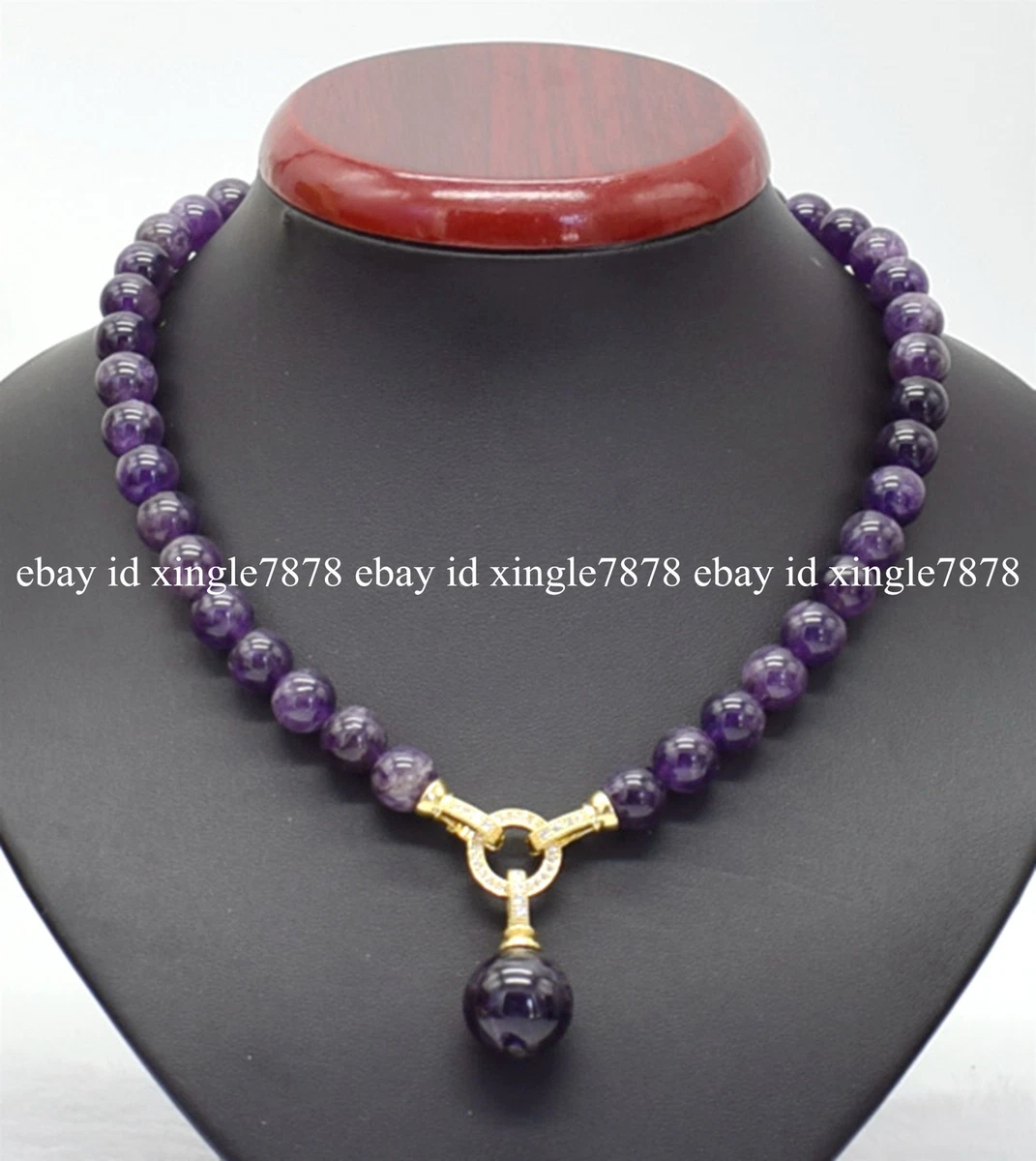 Purple Shashi Impex Amethyst Gemstone Beads Necklace, Shape: Oval at Rs  85/piece in Jaipur